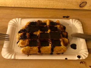 Vegan!!! at VeganWaf in Brussels