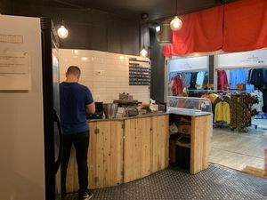 Interior  at VeganWaf in Brussels