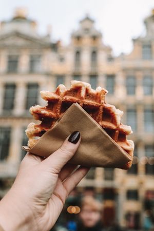 Waffle  at VeganWaf in Brussels