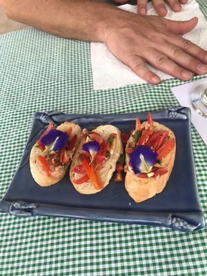 Bruschetta  at The Garden in Koh Lanta