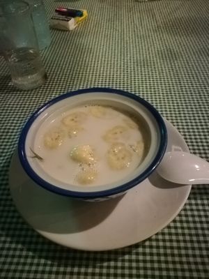 banana in coconut milk at The Garden in Koh Lanta