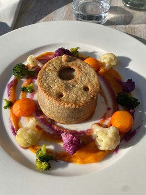 Brisée con patê di lenticchie e funghi  #Veganuary at Lorens in Massa