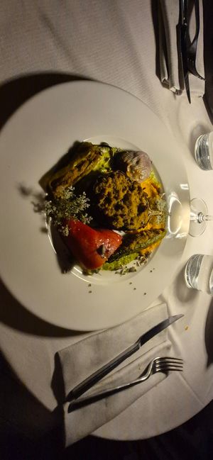 Verdure ripiene at Lorens in Massa