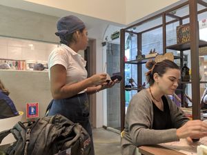 Inside at Manu Tenório Café in Recife