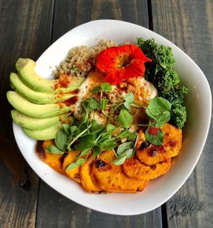 Buddha Bowl at Sukha Cafe in Baton Rouge
