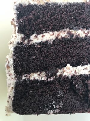 Chocolate divinity cake at Sukha Cafe in Baton Rouge