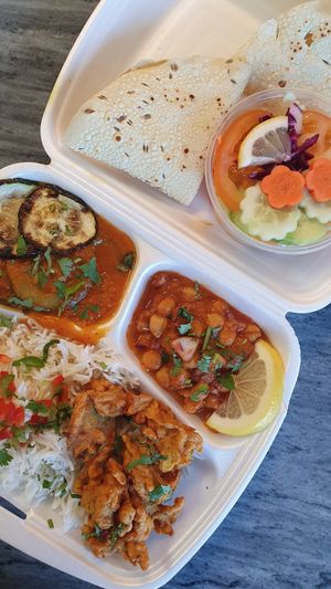Lunch take away #Veganuary at Indiska Köket in Jonkoping
