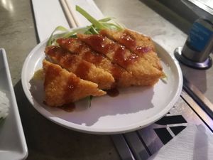 Tofu katsu at YO! Sushi in Glasgow