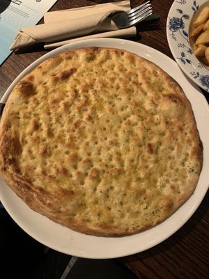Garlic breadd  at The Forty Foot in Dun Laoghaire