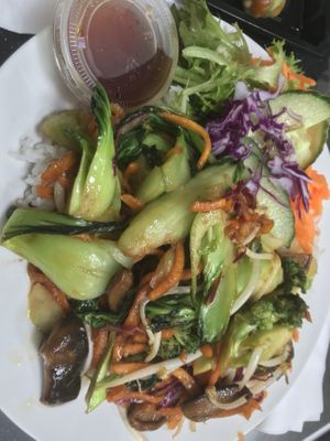 Stir fry veggies  at Sprout  in Auckland