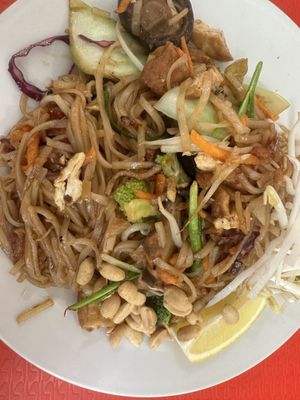 Vegan pad Thai   at Sprout  in Auckland