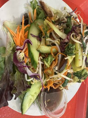 Stir fry on rice   at Sprout  in Auckland