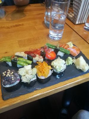 9 piece lunch menu at Susherian in Stockholm