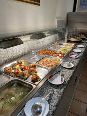 Sunday buffet at Loving Hut in Northbridge