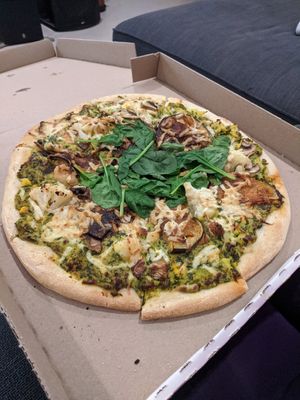 Cauliflower Pizza at Loving Hut in Northbridge