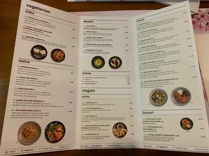 Menu at Wagamama - Crowne Plaza Hotel in Dubai