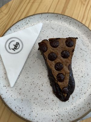 Cookie tart  at Casa Hoba in Rio De Janeiro