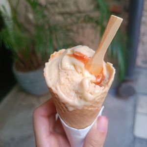 Milho verde com goiabada. at Casa Hoba in Rio De Janeiro