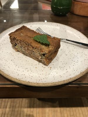 Banana bread at Casa Hoba in Rio De Janeiro