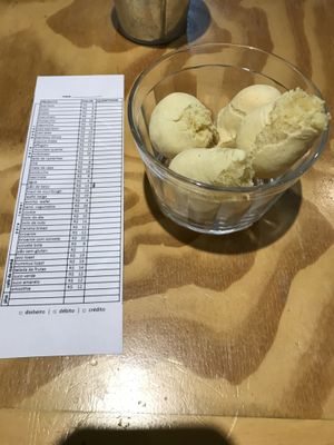 Cheese bread at Casa Hoba in Rio De Janeiro