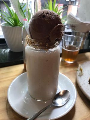Milk shake at Casa Hoba in Rio De Janeiro