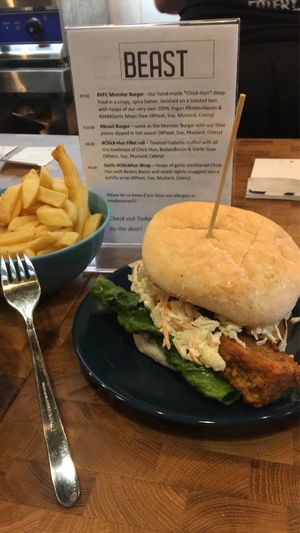 VFC Monster Burger. Delicious!!! :) at Beast Eatery in Dublin