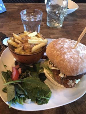 Spicy burger at Beast Eatery in Dublin