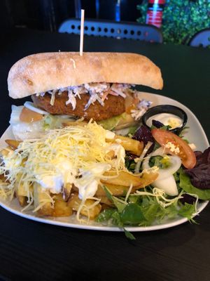 Was so glad to find this vegan gem in Dublin! I dream about those garlic cheese fries!!! at Beast Eatery in Dublin