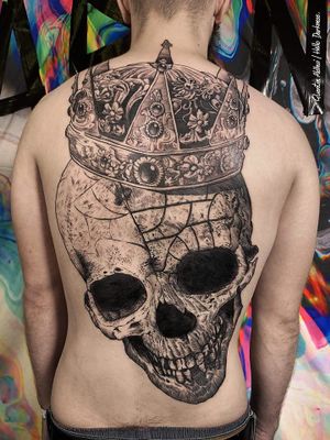 tattoo by Quentin Aldhui at Hello Darkness in Lyon