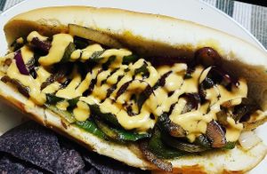 Spicy Sausage Hoagie at Can't Believe It's Vegan  in Westerville