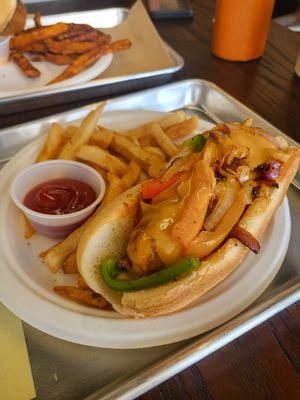 Spicy Sausage Hoagie at Can't Believe It's Vegan  in Westerville