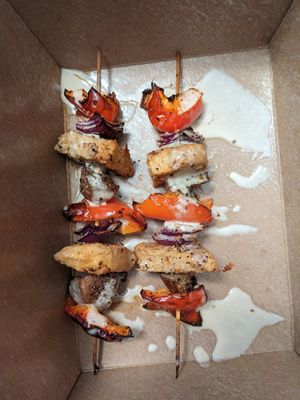 CBIV kebabs at Can't Believe It's Vegan  in Westerville