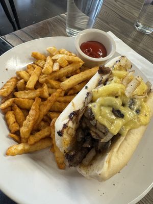 The cheesesteak hoagie  at Can't Believe It's Vegan  in Westerville