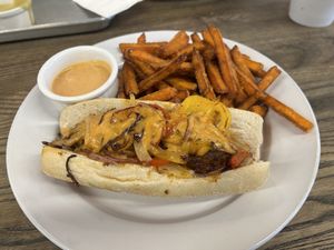 Philly cheesesteak   at Can't Believe It's Vegan  in Westerville