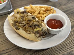 Spicy sausage hoagiee  at Can't Believe It's Vegan  in Westerville