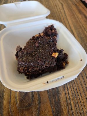 Chocolate Brownie at Can't Believe It's Vegan  in Westerville