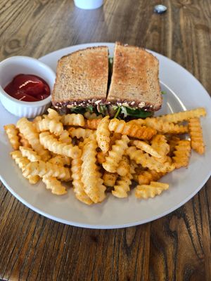 BLT w/fries at Can't Believe It's Vegan  in Westerville