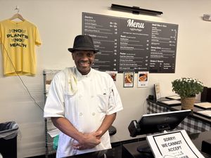 A passionate chef!  at Can't Believe It's Vegan  in Westerville