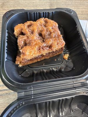 Cinnamon crumb cake   at Can't Believe It's Vegan  in Westerville