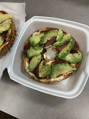 Bagel heaven!!! at Can't Believe It's Vegan  in Westerville