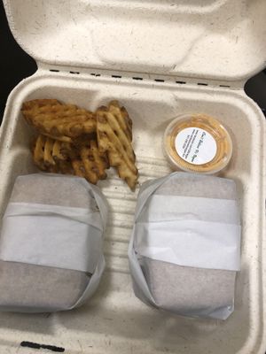 BLT with the yummiest special sauce! at Can't Believe It's Vegan  in Westerville