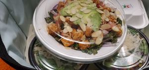 Spicy Tofu Kale Salad at Can't Believe It's Vegan  in Westerville