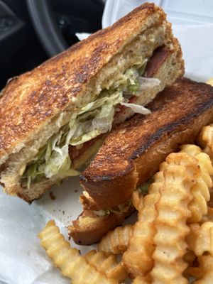 Grilled Chz BLT  at Vegans Are Us in Vineland