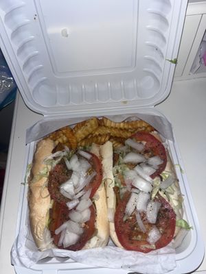 Italian hoagie   at Vegans Are Us in Vineland