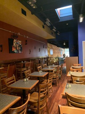 Back Dining Area at Vegans Are Us in Vineland