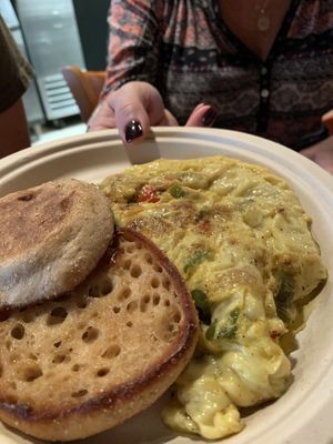 Just Egg Omelettes   at Vegans Are Us in Vineland