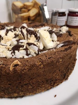 Chocolate cake  at Noah's Ark Bread & Jam in La Gomera