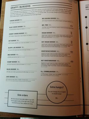 Burguers at Graffi Grill in Tromsoe