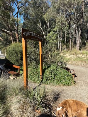 Dog friendly too   at The Trail Cafe in Mount Evelyn