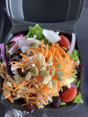 Salad made to order  at Life Garden in Aguada